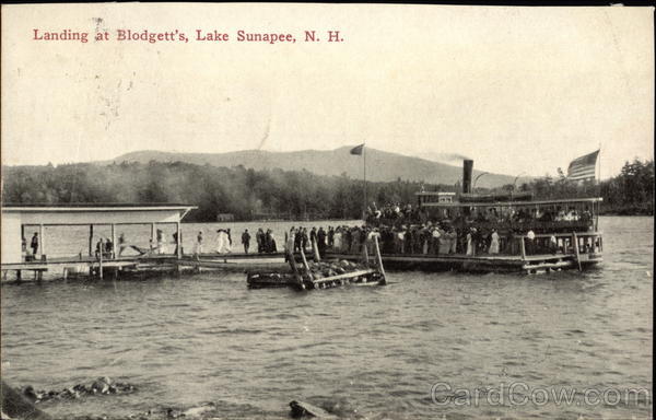 Landing at Blodgett's, Lake Sunapee New Hampshire