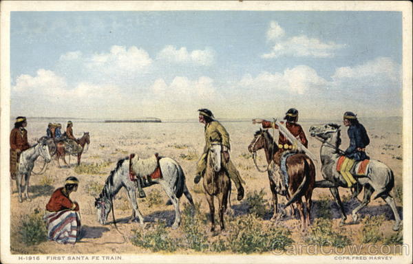 First Santa Fe Train Native Americana