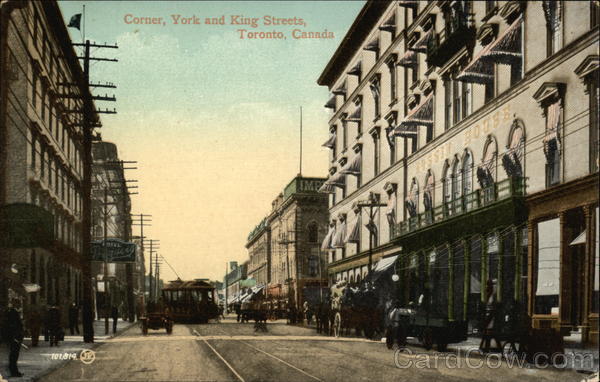 Corner York and King Streets Toronto Canada Ontario