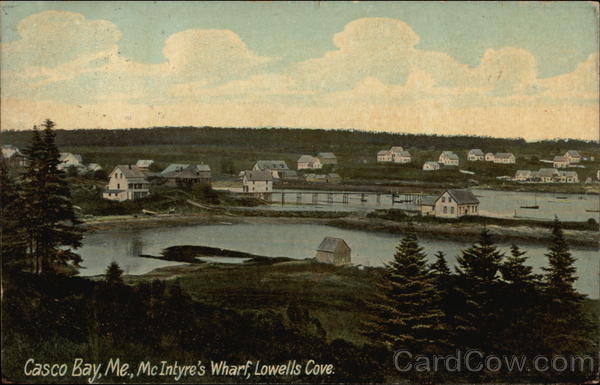 McIntyre's Wharf, Lowells Cove, Casco Bay Harpswell Maine