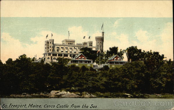 Casco Castle from the Sea South Freeport Maine