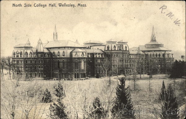 North Side College Hall Wellesley Massachusetts