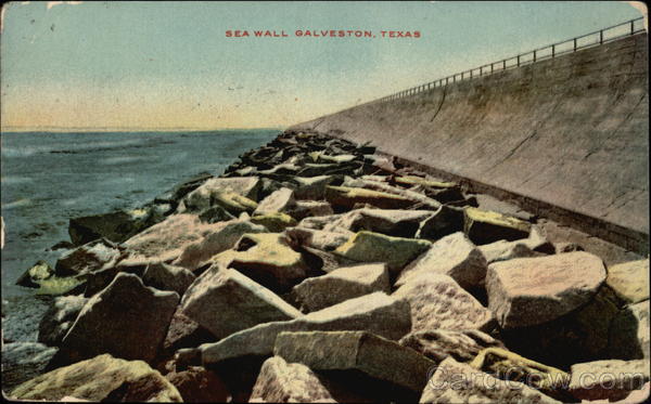 Sea Wall Galveston Texas