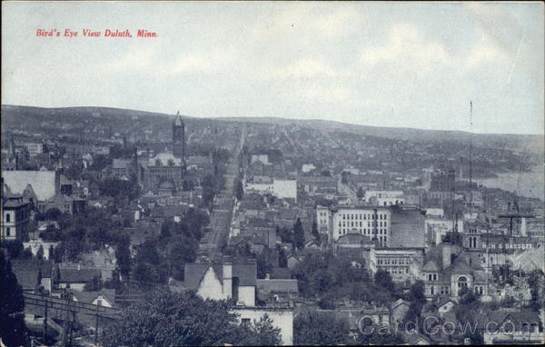 Bird's Eye View Duluth Minnesota