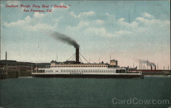 Souther Pacific Ferry Boat Berkeley San Francisco California