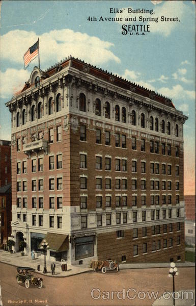 Elks' Bulding at 4th Avenue and Spring Street Seattle Washington
