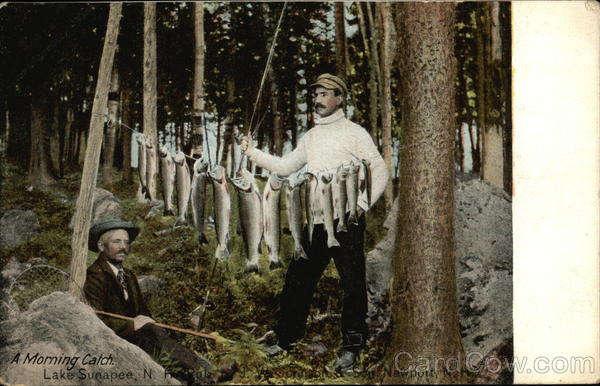 A Morning Catch, Lake Sunapee New Hampshire