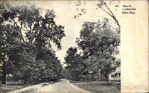 Main Street Looking East Bolton Massachusetts