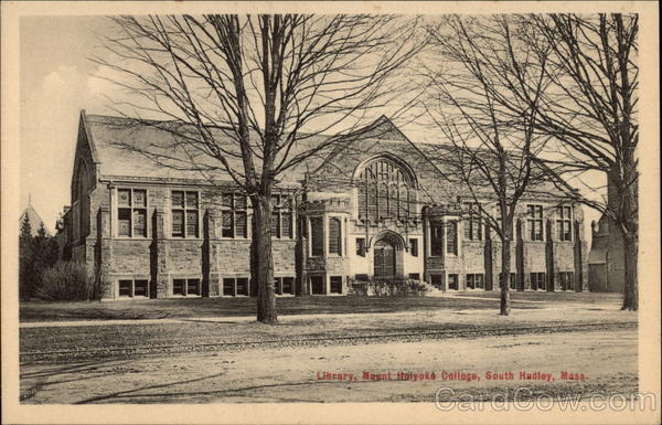 Library, Mount Holyoke College South Hadley Massachusetts