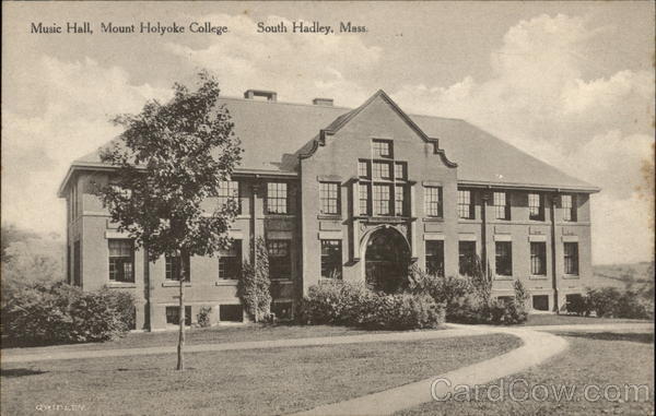Mount Holyoke College - Music Hall South Hadley Massachusetts