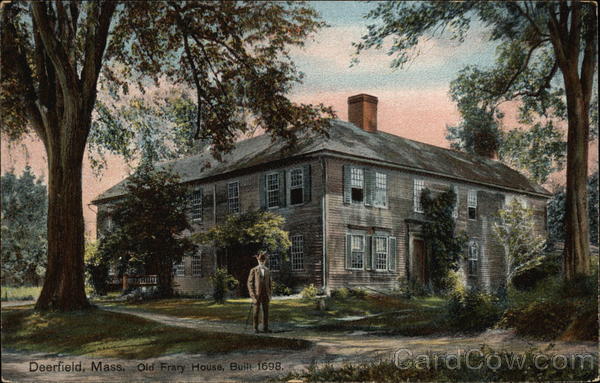 Old Frary House, built 1698 Deerfield Massachusetts
