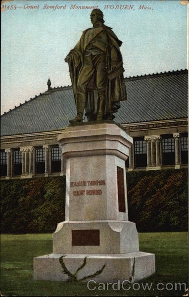 Count Romford Monument Woburn Massachusetts