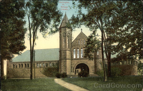 Billings Library Burlington Vermont