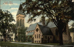 St. Mark's Church Augusta, ME Postcard Postcard