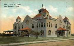 the I & GN Depot San Antonio, TX Postcard Postcard