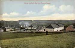 An Old Hudson's Bay Fort, Western Canada Postcard