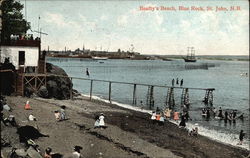 Beafty's Beach at Blue Rock Postcard