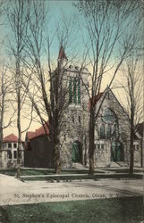 St. Stephen's Episcopal Church Olean, NY Postcard Postcard