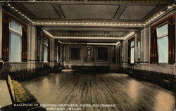 Ballroom of Palatial Grandeur, Hotel Multnomah Postcard