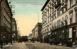 Corner York and King Streets Postcard