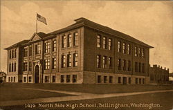 North Side High School Postcard