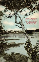 Leavitt's, Bobson's and Lawson's from near Wharf Mount Desert, ME Postcard Postcard