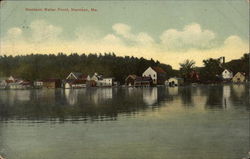 Harrison Water Front Maine Postcard Postcard