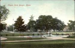 Chapin Park Bangor, ME Postcard Postcard