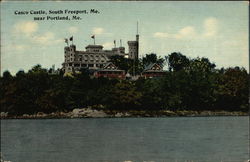 Casco Castle South Freeport, ME Postcard Postcard