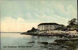 Fort Scammel, Portland Harbor Postcard