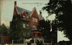 General Hospital Passaic, NJ Postcard Postcard
