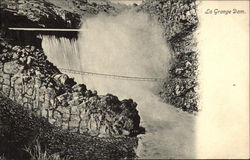 La Grange Dam Showing Walkway California Postcard Postcard