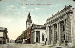West Forsyth Street Jacksonville, FL Postcard Postcard