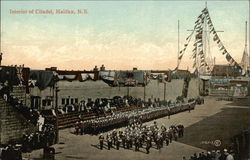 Interior of Citadel Postcard