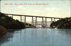Central RR Trestle and Wachusett Reservoir Central RR Trestle and Wachusett Reservoir