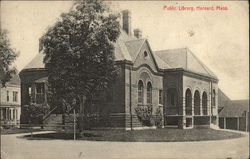 Public Library Harvard, MA Postcard Postcard
