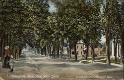 East Main Street View Postcard