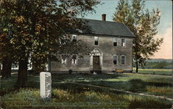 The Reverand John Williams House, known as the old house with the secret stairway Postcard
