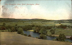 The Housatonic River Great Barrington, MA Postcard Postcard