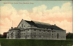 State Armory - Corner View Hartford, CT Postcard Postcard