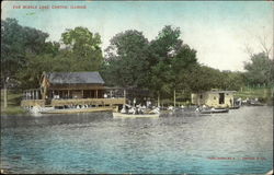 Van Winkle Lake Canton, IL Postcard Postcard