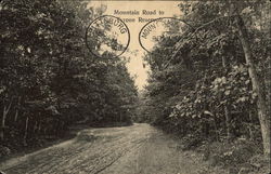 Mountain Road to Tyrone Reservoir Postcard