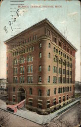 Masonic Temple Postcard
