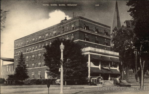 Hotel Barre Vermont
