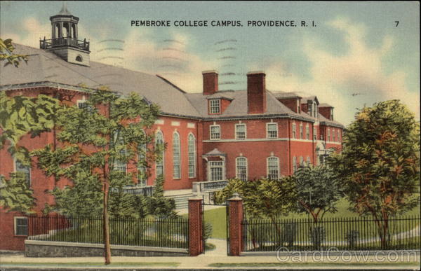 Pembroke College Campus Providence Rhode Island
