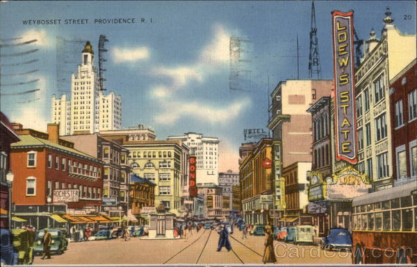 Weybosset Street Providence Rhode Island