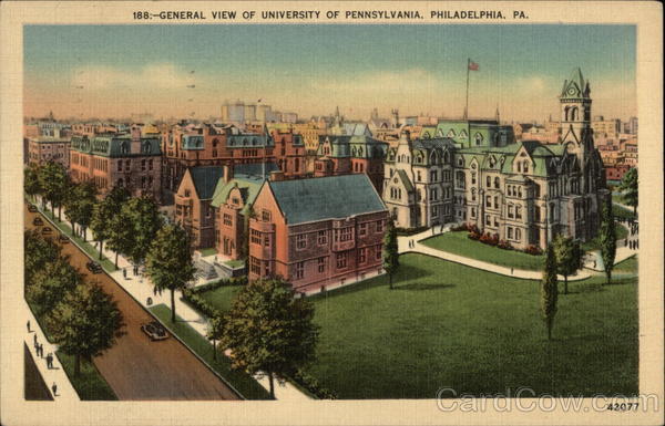 General View of the University of Pennsylvania Philadelphia