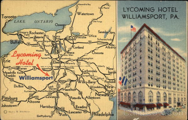Lycoming Hotel Williamsport Pennsylvania