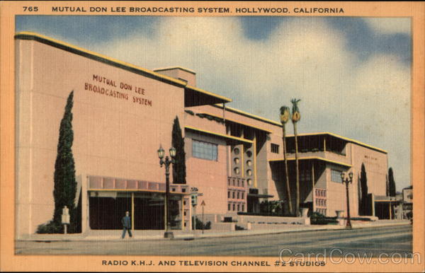 Mutual Don Lee Broadcasting System Hollywood California