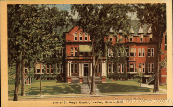View of St. Mary's Hospital Lewiston Maine